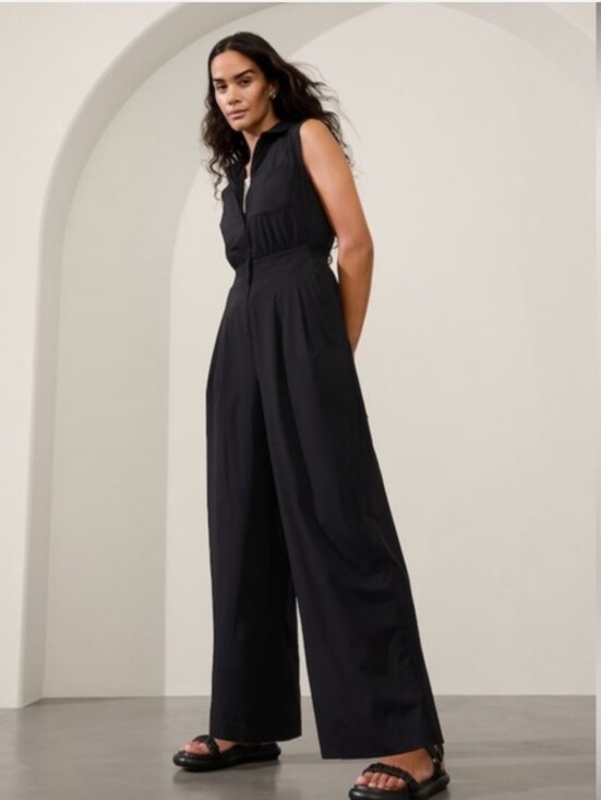 Athleta Pants - Athleta Brooklyn Heights Wide Leg Jumpsuit Size 2/P